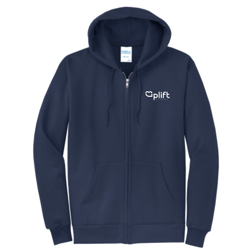 Uplift - Port & Company Classic Full-Zip Hooded Sweatshirt