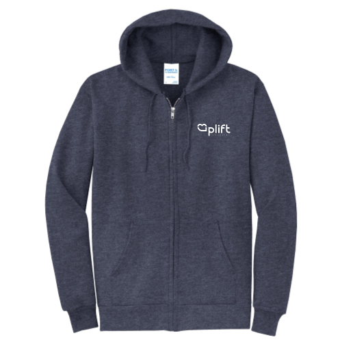 Uplift - Port & Company Classic Full-Zip Hooded Sweatshirt