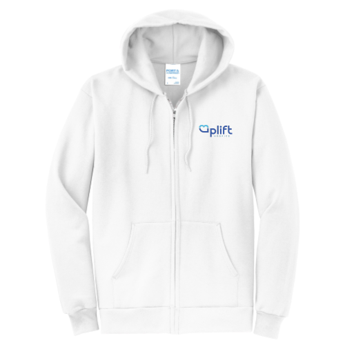 Uplift - Port & Company Classic Full-Zip Hooded Sweatshirt