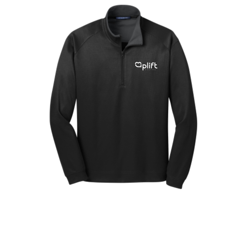 Uplift - Port Authority Heavyweight Vertical Texture 1/4-Zip Pullover