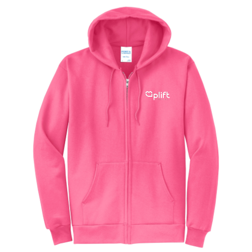 Uplift - Port & Company Classic Full-Zip Hooded Sweatshirt