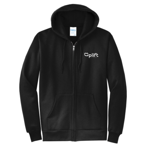 Uplift - Port & Company Classic Full-Zip Hooded Sweatshirt