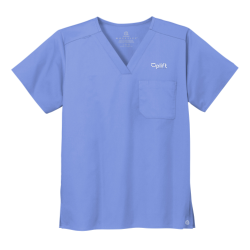 Uplift - WonderWink Unisex WorkFlex Chest Pocket V-Neck Top v1