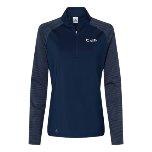 Uplift - Women's Stripe Block Quarter-Zip Pullover v2