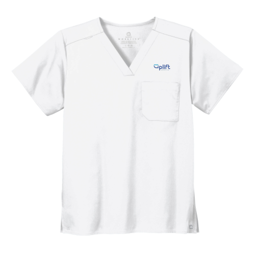 Uplift - WonderWink Unisex WorkFlex Chest Pocket V-Neck Top v2