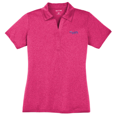 Uplift - Sport-Tek Ladies Heather Contender Polo v1